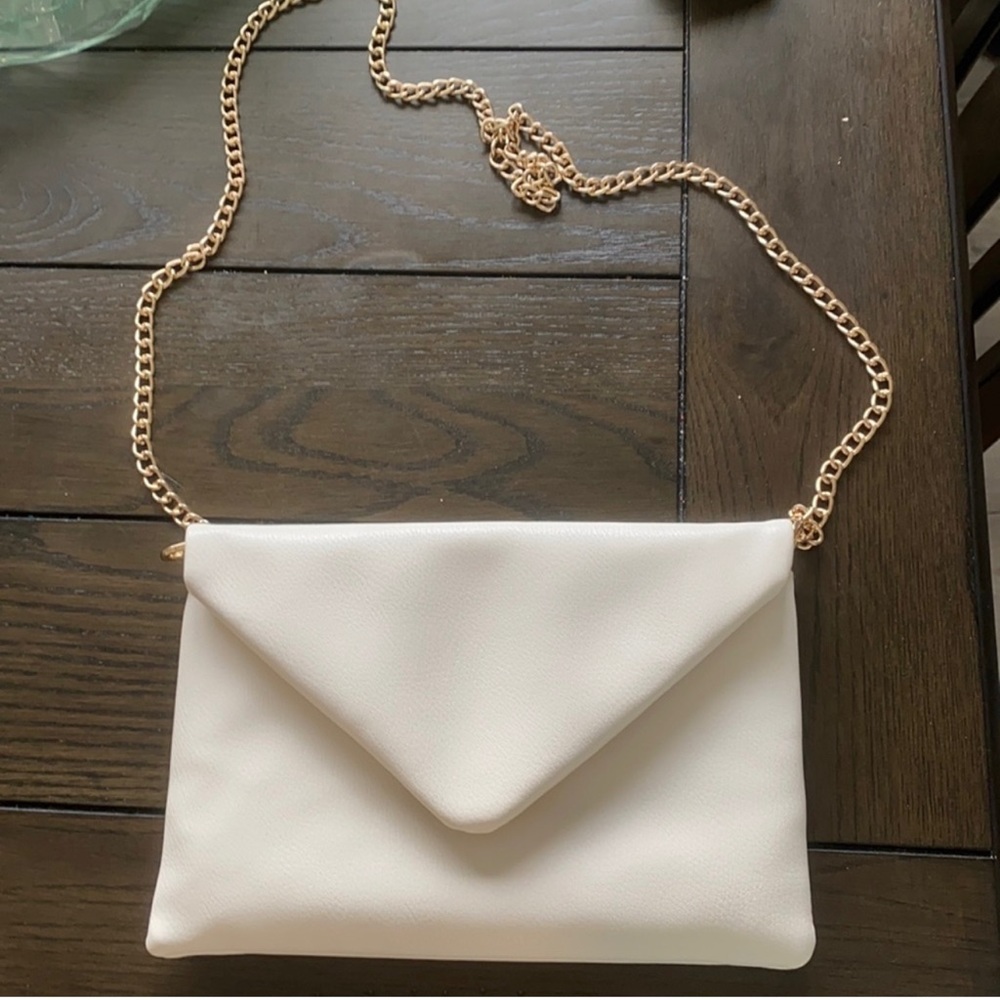 A new day white envelope crossbody
